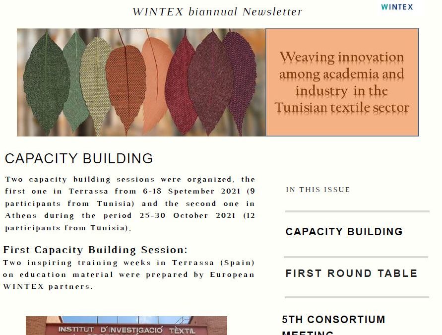 Fourth WINTEX newsletter available!
